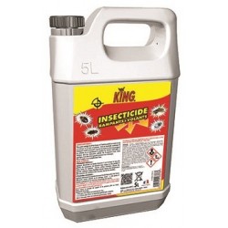 INSECTICIDE VOLANTS/RAMPANTS TYPE LAQUE PRET A L'EMPLOI KING BIDON DE 5L