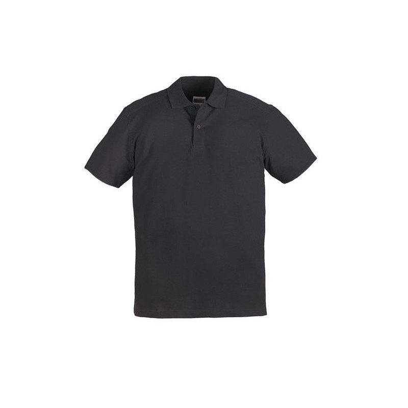 POLO SAFARI 220g/m² 100% COTON NOIR