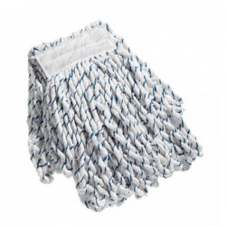 FRANGE FAUBERT MICROFIBRE SANS BANDES BLANC/BLEU 400G (DME 0706204)